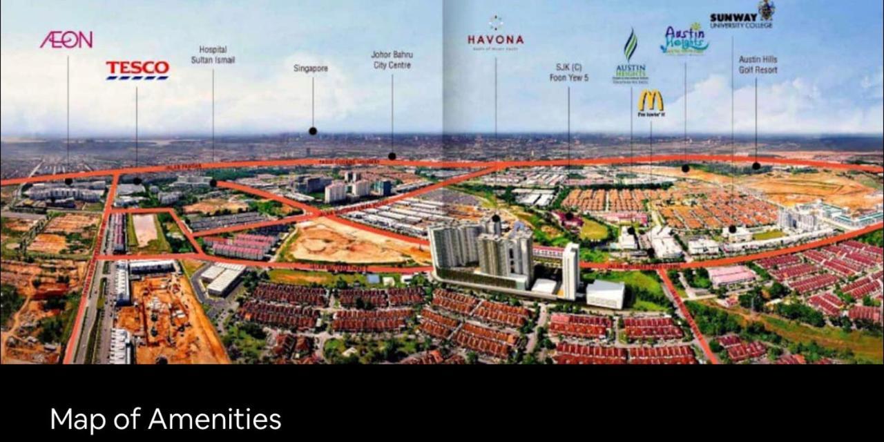 3Br Mount Austin @Midori Green Johor Bahru Luaran gambar